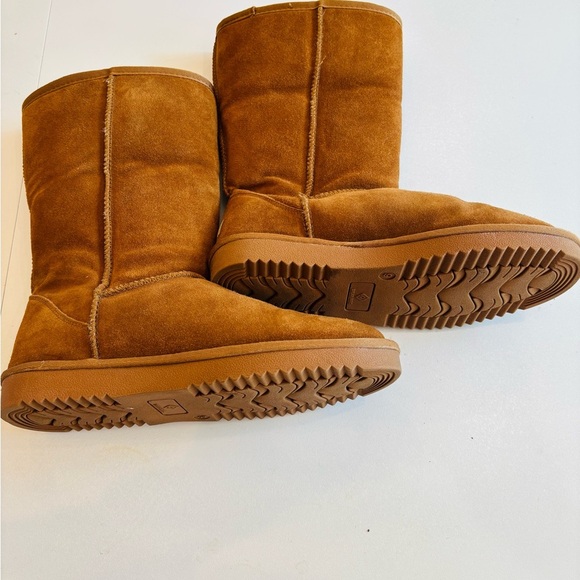 Dream Pairs Suede Women's Tan Winter Boots size 9 mint condition - Picture 6 of 11